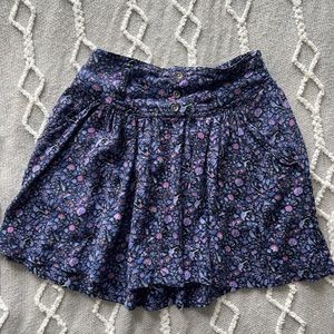Floral miniskirt
